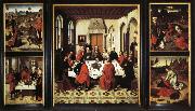 Dieric Bouts Last Supper Triptych oil on canvas